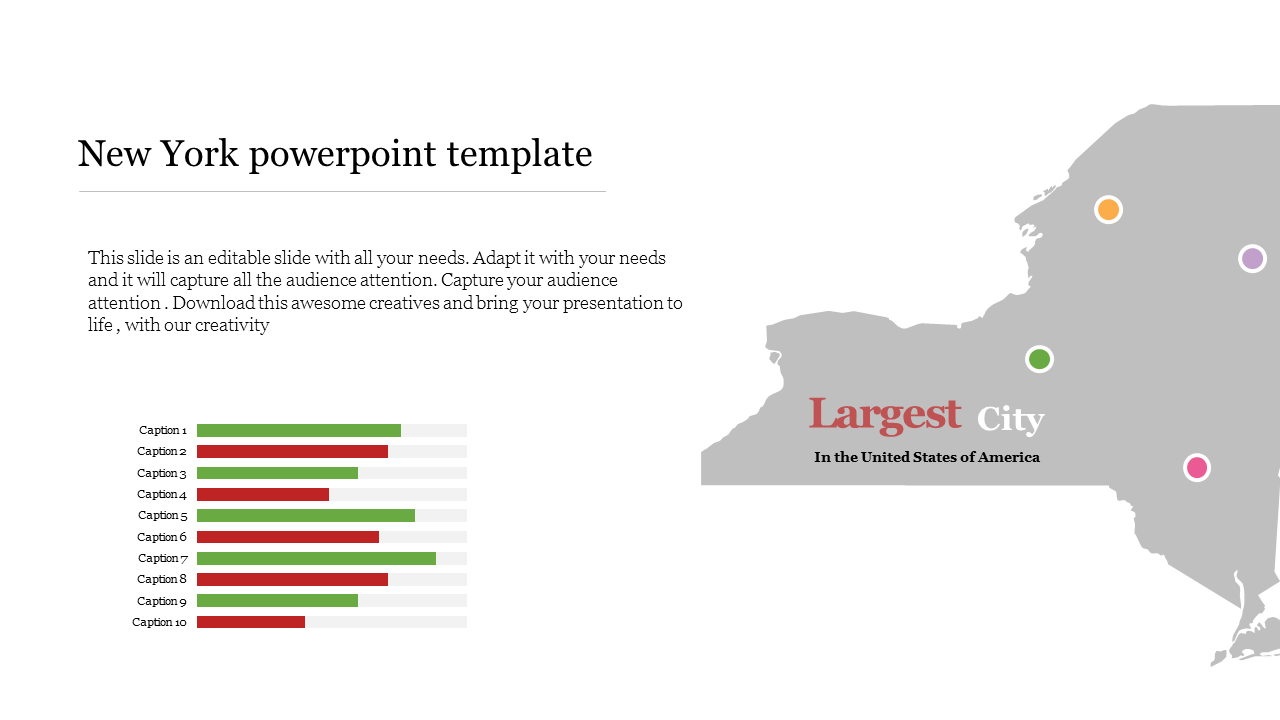 Animated New York PowerPoint template for Presentation